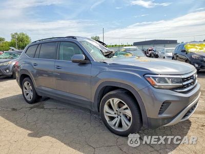 Czwarte zdjęcie samochodu z boku: 2022 VOLKSWAGEN ATLAS SE VIN:1V2HR2CA3NC503860 - miniatura