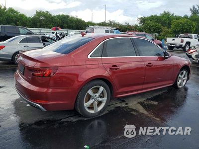 Trzecie zdjęcie samochodu z tyłu: 2019 AUDI A4 PREMIUM VIN:WAUDNAF49KN019233 - miniatura