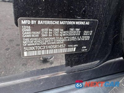 Zdjęcie 13 z 13 samochodu: 2017 BMW X5 XDR40E VIN:5UXKT0C31H0S81452 - miniatura
