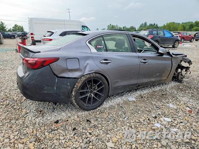 Trzecie zdjęcie samochodu z tyłu: 2020 INFINITI Q50 3.0T LUXE VIN:JN1EV7AR0LM255342 - miniatura