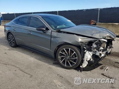 Czwarte zdjęcie samochodu z boku: 2020 HYUNDAI SONATA SEL PLUS VIN:5NPEJ4J22LH040551 - miniatura