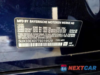 Zdjęcie 13 z 13 samochodu: 2026 BMW X6 XDRIVE40I VIN:5UX33EX07T9319529 - miniatura
