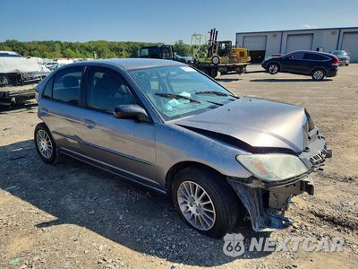 Czwarte zdjęcie samochodu z boku: 2005 HONDA CIVIC LX VIN:2HGES15525H577739 - miniatura