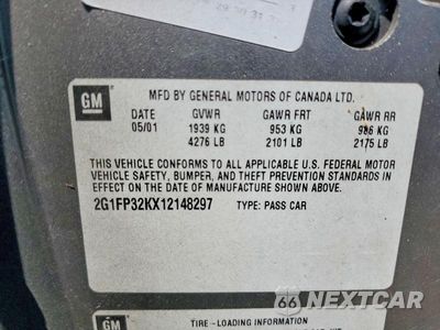 Zdjęcie 13 z 13 samochodu: 2001 CHEVROLET CAMARO VIN:2G1FP32KX12148297 - miniatura