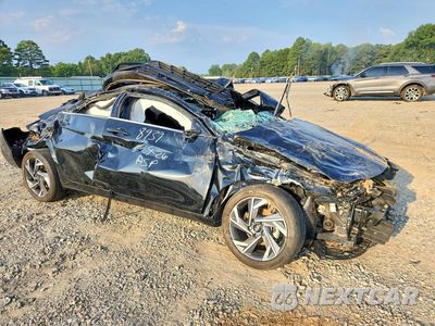 Czwarte zdjęcie samochodu z boku: 2024 HYUNDAI ELANTRA SEL VIN:KMHLS4DG5RU765390 - miniatura