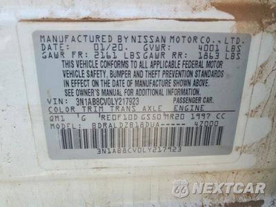 Zdjęcie 12 z 12 samochodu: 2020 NISSAN SENTRA SV VIN:3N1AB8CV0LY217923 - miniatura