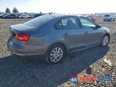 Trzecie zdjęcie samochodu z tyłu: 2015 VOLKSWAGEN JETTA SE VIN:3VWD17AJ0FM208994 - miniatura