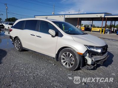Czwarte zdjęcie samochodu z boku: 2024 HONDA ODYSSEY EXL VIN:5FNRL6H65RB059828 - miniatura