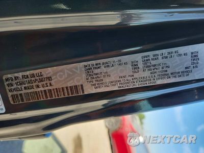 Zdjęcie 12 z 12 samochodu: 2023 JEEP GLADIATOR SPORT VIN:1C6HJTAG1PL507793 - miniatura