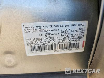 Zdjęcie 12 z 12 samochodu: 2000 TOYOTA RAV4 BASE VIN:JT3GP10V8Y7067240 - miniatura