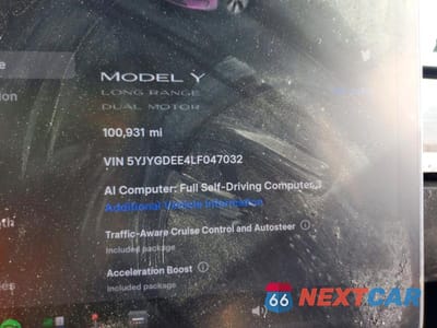 Zdjęcie 9 z 14 samochodu: 2020 TESLA MODEL Y VIN:5YJYGDEE4LF047032 - miniatura