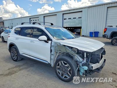 Czwarte zdjęcie samochodu z boku: 2021 HYUNDAI SANTA FE LIMITED VIN:5NMS44AL0MH370433 - miniatura