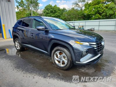 Czwarte zdjęcie samochodu z boku: 2022 HYUNDAI TUCSON SEL VIN:5NMJBCAE0NH026079 - miniatura
