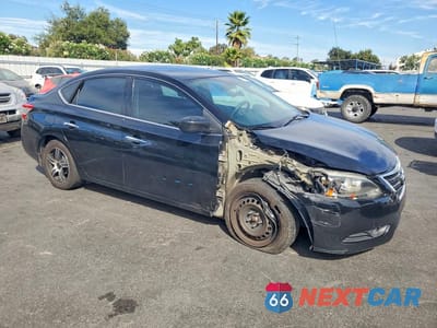 Czwarte zdjęcie samochodu z boku: 2014 NISSAN SENTRA SV VIN:3N1AB7AP6EL675111 - miniatura