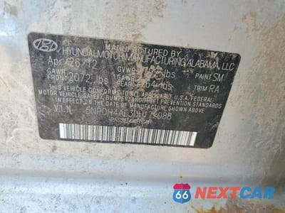 Zdjęcie 13 z 13 samochodu: 2013 HYUNDAI ELANTRA LIMITED VIN:5NPDH4AE3DH172088 - miniatura