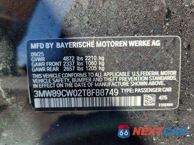 Zdjęcie 12 z 12 samochodu: 2026 BMW 330XI VIN:3MW89CW02T8F88749 - miniatura