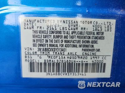 Zdjęcie 12 z 12 samochodu: 2025 NISSAN SENTRA SV VIN:3N1AB8CVXSY313461 - miniatura