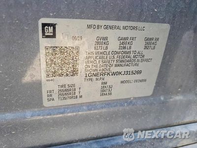 Zdjęcie 13 z 13 samochodu: 2019 CHEVROLET TRAVERSE LS VIN:1GNERFKW0KJ315269 - miniatura