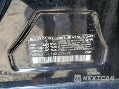 Zdjęcie 12 z 12 samochodu: 2006 MERCEDES-BENZ E 500 4MATIC VIN:WDBUF83J16X209720 - miniatura