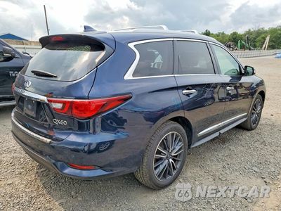 Trzecie zdjęcie samochodu z tyłu: 2019 INFINITI QX60 LUXE VIN:5N1DL0MM0KC524252 - miniatura