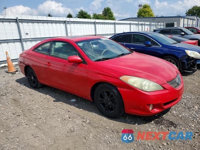 Czwarte zdjęcie samochodu z boku: 2004 TOYOTA CAMRY SOLARA SLE VIN:4T1CE30P24U854690 - miniatura
