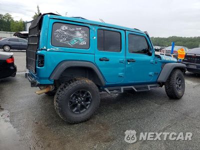 Trzecie zdjęcie samochodu z tyłu: 2020 JEEP WRANGLER UNLIMITED SPORT VIN:1C4HJXDN3LW330487 - miniatura