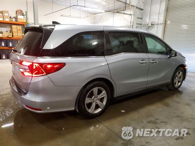 Trzecie zdjęcie samochodu z tyłu: 2018 HONDA ODYSSEY EX VIN:5FNRL6H55JB036321 - miniatura