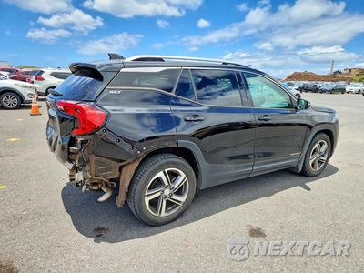 Trzecie zdjęcie samochodu z tyłu: 2019 GMC TERRAIN SLT VIN:3GKALPEV7KL228208 - miniatura