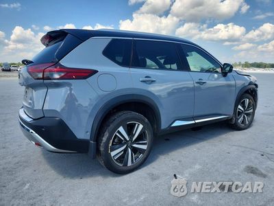 Trzecie zdjęcie samochodu z tyłu: 2023 NISSAN ROGUE PLATINUM VIN:JN8BT3DC5PW102475 - miniatura