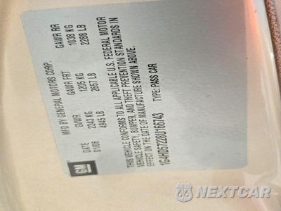 Zdjęcie 13 z 13 samochodu: 2008 BUICK LUCERNE CXL VIN:1G4HD57228U166743 - miniatura