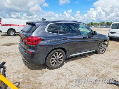 Trzecie zdjęcie samochodu z tyłu: 2018 BMW X3 XDRIVE30I VIN:5UXTR9C50JLC78834 - miniatura