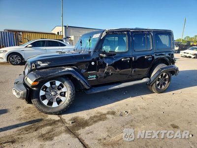 2018 JEEP WRANGLER UNLIMITED SAHARA 1C4HJXEG1JW121827 - główne zdjęcie licytacji z USA - miniatura