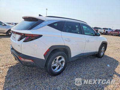 Trzecie zdjęcie samochodu z tyłu: 2023 HYUNDAI TUCSON SEL VIN:5NMJBCAE0PH237057 - miniatura