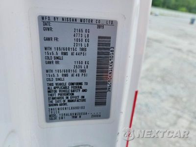 Zdjęcie 13 z 13 samochodu: 2020 NISSAN NV200 SV VIN:3N6CM0KN1LK690183 - miniatura