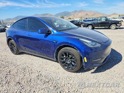 Czwarte zdjęcie samochodu z boku: 2022 TESLA MODEL Y VIN:7SAYGDEEXNA020999 - miniatura