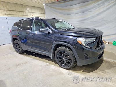 Czwarte zdjęcie samochodu z boku: 2019 GMC TERRAIN SLE VIN:3GKALTEX1KL302071 - miniatura