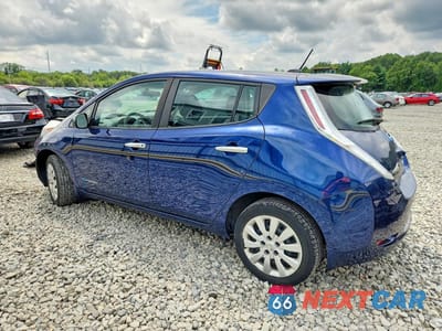 Drugie zdjęcie samochodu z przodu: 2017 NISSAN LEAF S VIN:1N4BZ0CP8HC310789 - miniatura