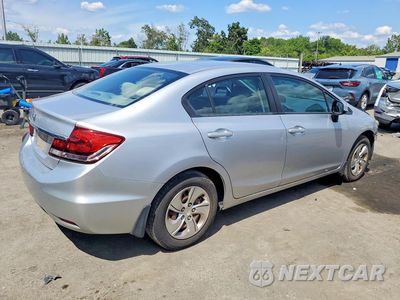 Trzecie zdjęcie samochodu z tyłu: 2013 HONDA CIVIC LX VIN:19XFB2F58DE250196 - miniatura