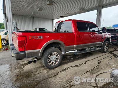 Trzecie zdjęcie samochodu z tyłu: 2022 FORD F250 SUPER DUTY VIN:1FT7W2BT7NEE73355 - miniatura