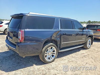 Trzecie zdjęcie samochodu z tyłu: 2018 GMC YUKON XL C1500 SLT VIN:1GKS1GKC3JR144665 - miniatura