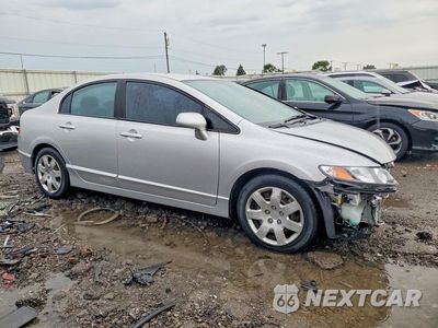 Czwarte zdjęcie samochodu z boku: 2009 HONDA CIVIC LX VIN:19XFA16509E035111 - miniatura