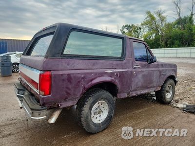 Trzecie zdjęcie samochodu z tyłu: 1996 FORD BRONCO U100 VIN:1FMEU15H5TLB72960 - miniatura