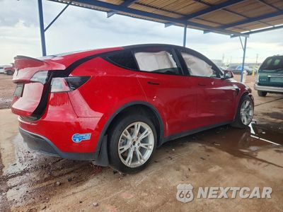 Trzecie zdjęcie samochodu z tyłu: 2020 TESLA MODEL Y VIN:5YJYGDEEXLF031711 - miniatura
