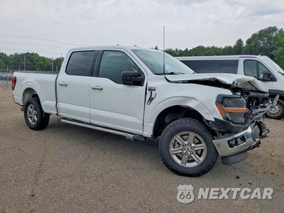 Czwarte zdjęcie samochodu z boku: 2024 FORD F150 XLT VIN:1FTFW3L58RKE22956 - miniatura