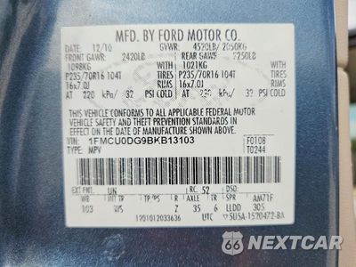 Zdjęcie 13 z 13 samochodu: 2011 FORD ESCAPE XLT VIN:1FMCU0DG9BKB13103 - miniatura