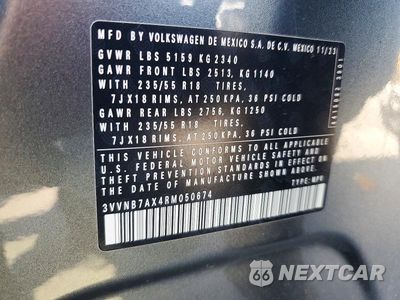 Zdjęcie 13 z 13 samochodu: 2024 VOLKSWAGEN TIGUAN SE VIN:3VVNB7AX4RM050674 - miniatura