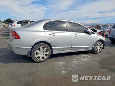 Trzecie zdjęcie samochodu z tyłu: 2007 HONDA CIVIC LX VIN:JHMFA16557S007510 - miniatura