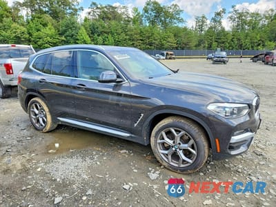Czwarte zdjęcie samochodu z boku: 2021 BMW X3 XDRIVE30I VIN:5UXTY5C0XM9F18246 - miniatura