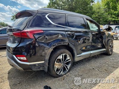 Trzecie zdjęcie samochodu z tyłu: 2020 HYUNDAI SANTA FE SEL 2.0T VIN:5NMS33AA9LH282054 - miniatura