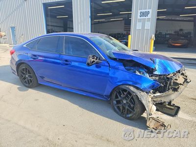 Czwarte zdjęcie samochodu z boku: 2022 HONDA CIVIC LX VIN:2HGFE2F27NH506980 - miniatura